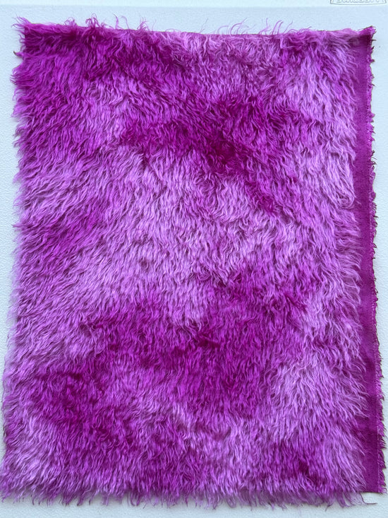 Sparse 22mm Mohair - Hand Dyed Magenta Batik - Fat 1/8m - DEC023
