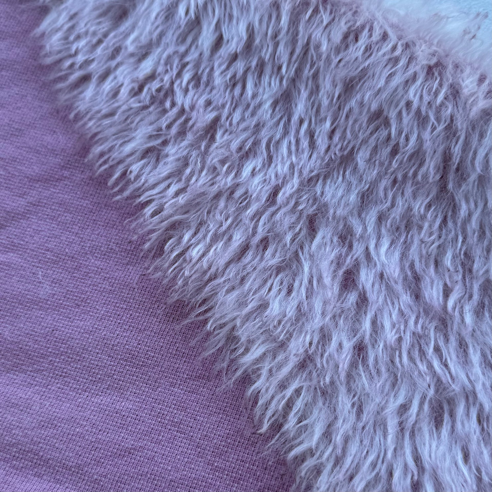 Sparse 22mm Mohair - Hand Dyed Mushroom Pink - Fat 1/8m - DEC024