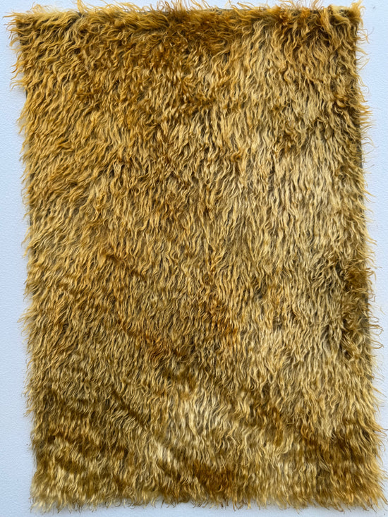 Sparse 22mm Mohair - Hand Dyed Salted Caramel Batik - Fat 1/8m - DEC026