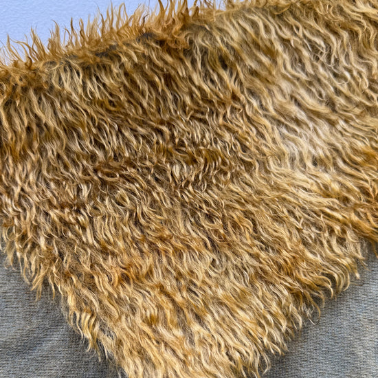 Sparse 22mm Mohair - Hand Dyed Salted Caramel Batik - Fat 1/8m - DEC026