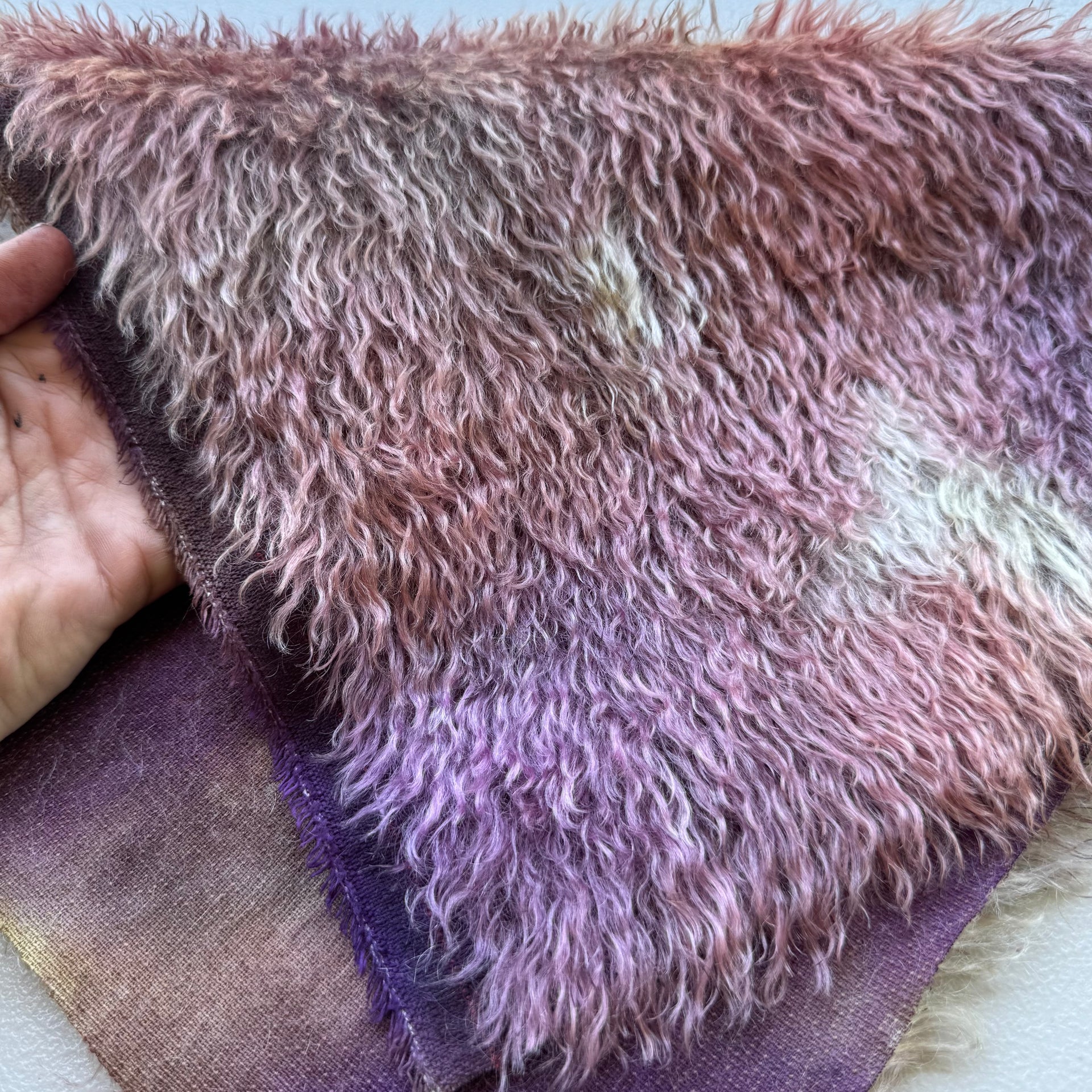 Sparse 22mm Mohair - Hand Dyed Potpourri - Fat 1/8m - DEC030