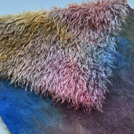 Sparse 22mm Mohair - Hand Dyed Winter Forest - Fat 1/8m - DEC032