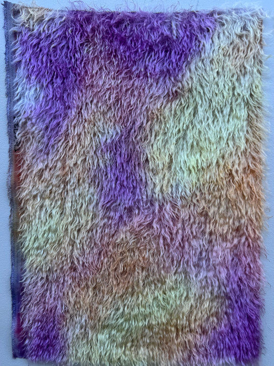 Sparse 22mm Mohair - Hand Dyed Pastel Sunset - Fat 1/8m - DEC033