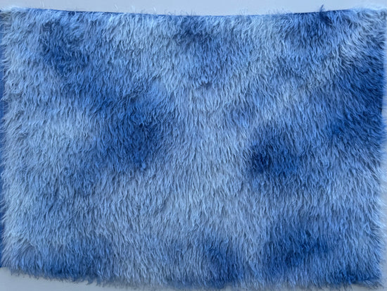 Sparse 22mm Mohair - Hand Dyed Denim Batik - Fat 1/4m - DEC038
