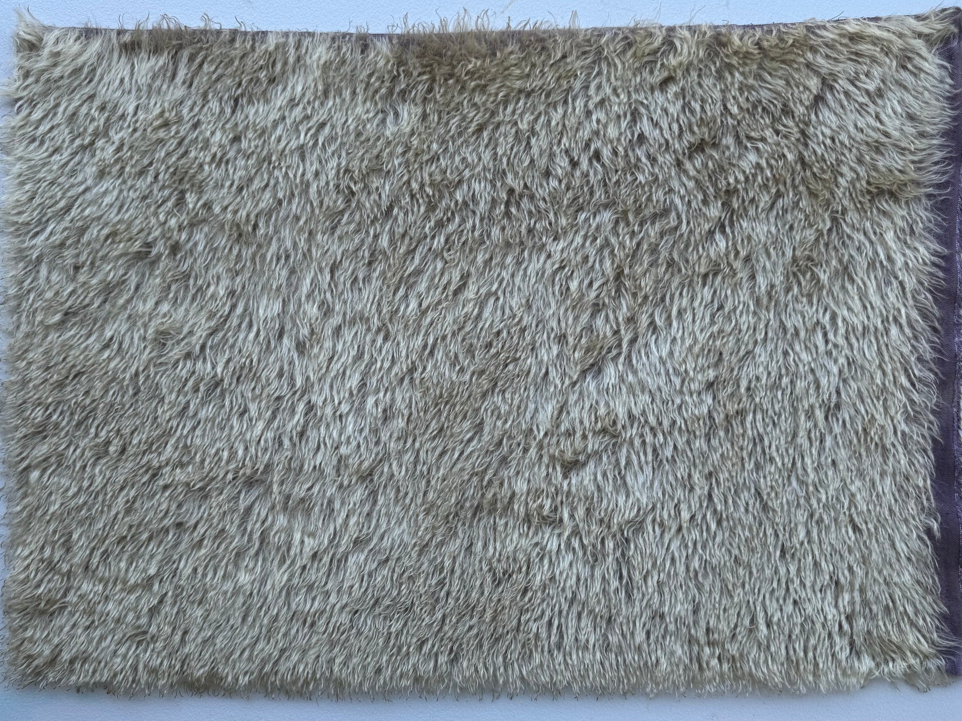 Sparse 22mm Mohair - Hand Dyed Woodsmoke - Fat 1/4m - DEC040