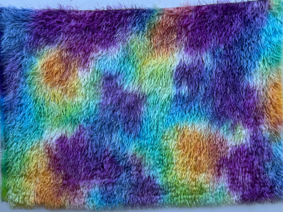 Sparse 22mm Mohair - Hand Dyed Rainbow Clouds - Fat 1/4m - DEC041