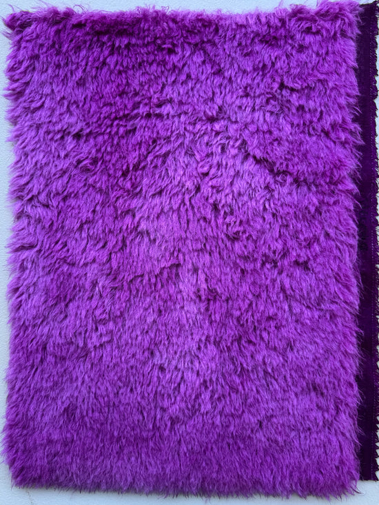 Long Alpaca - Hand Dyed Deep Orchid - Fat 1/8m - DEC048