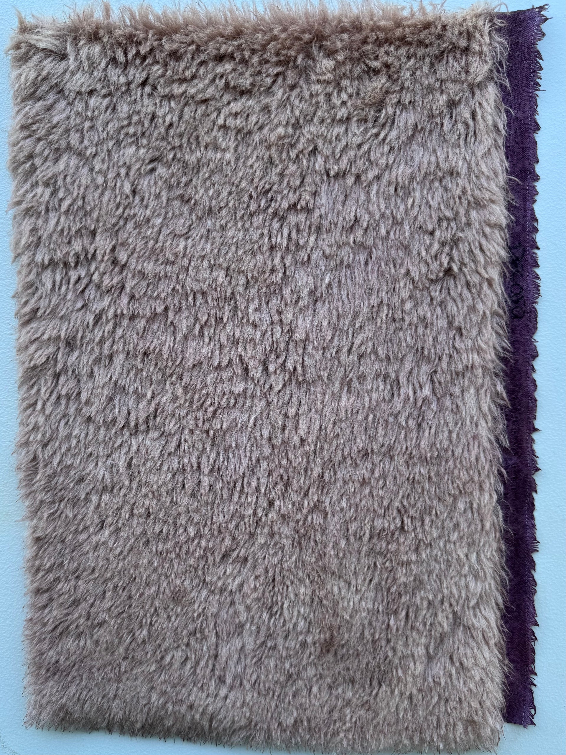 Long Alpaca - Hand Dyed Milk Chocolate - Fat 1/8m - DEC050