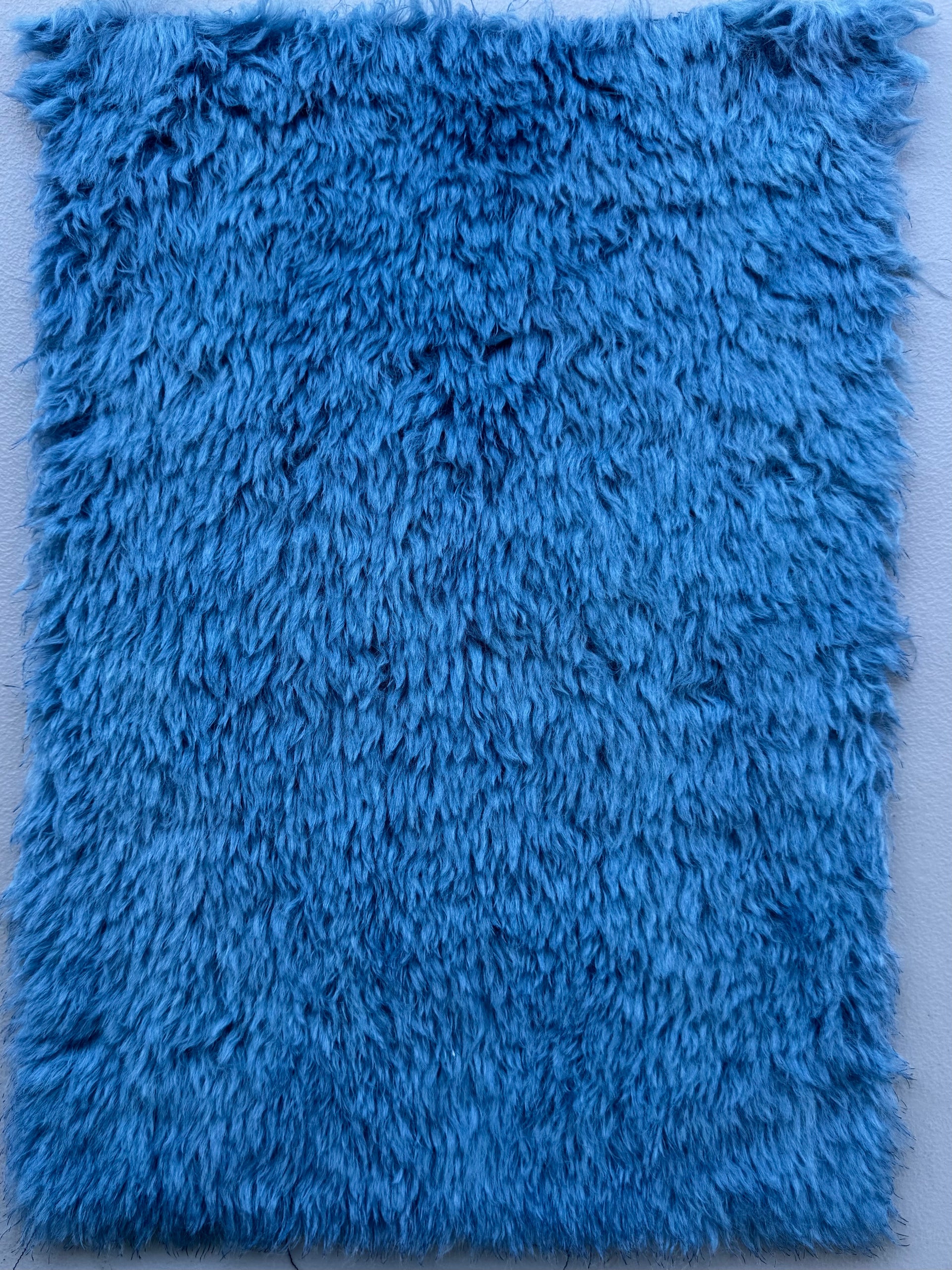 Long Alpaca - Hand Dyed Cornflower Blue - Fat 1/8m - DEC052