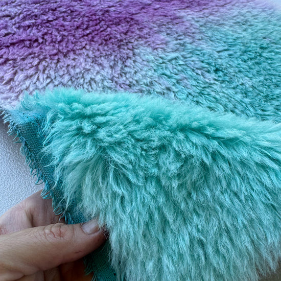 Long Alpaca - Hand Dyed Moody Morning - Fat 1/8m - DEC055