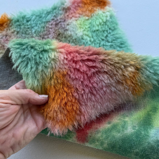 Long Alpaca - Hand Dyed Cottage Garden - Fat 1/8m - DEC056