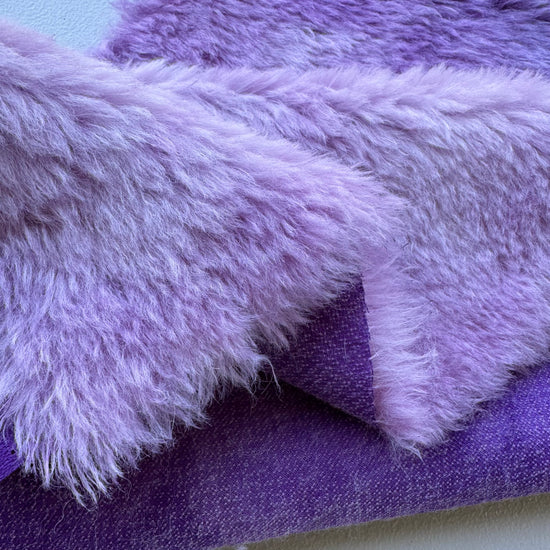 Long Alpaca - Hand Dyed Amethyst Batik - Fat 1/4m - DEC058