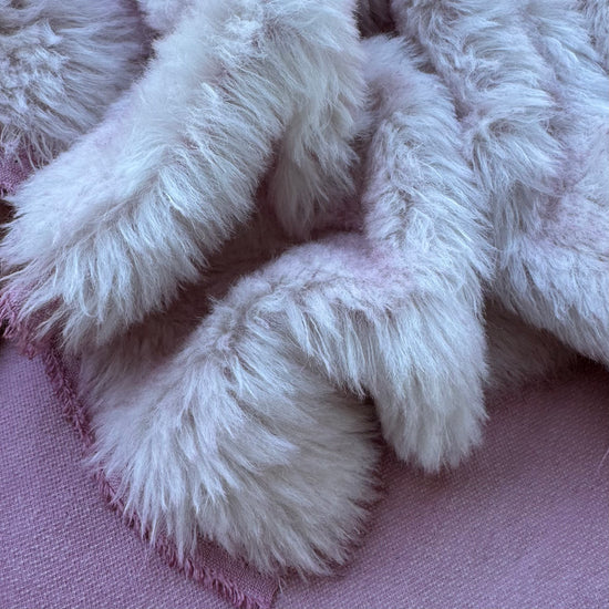 Long Alpaca - Hand Dyed Baby Pink - Fat 1/4m - DEC059