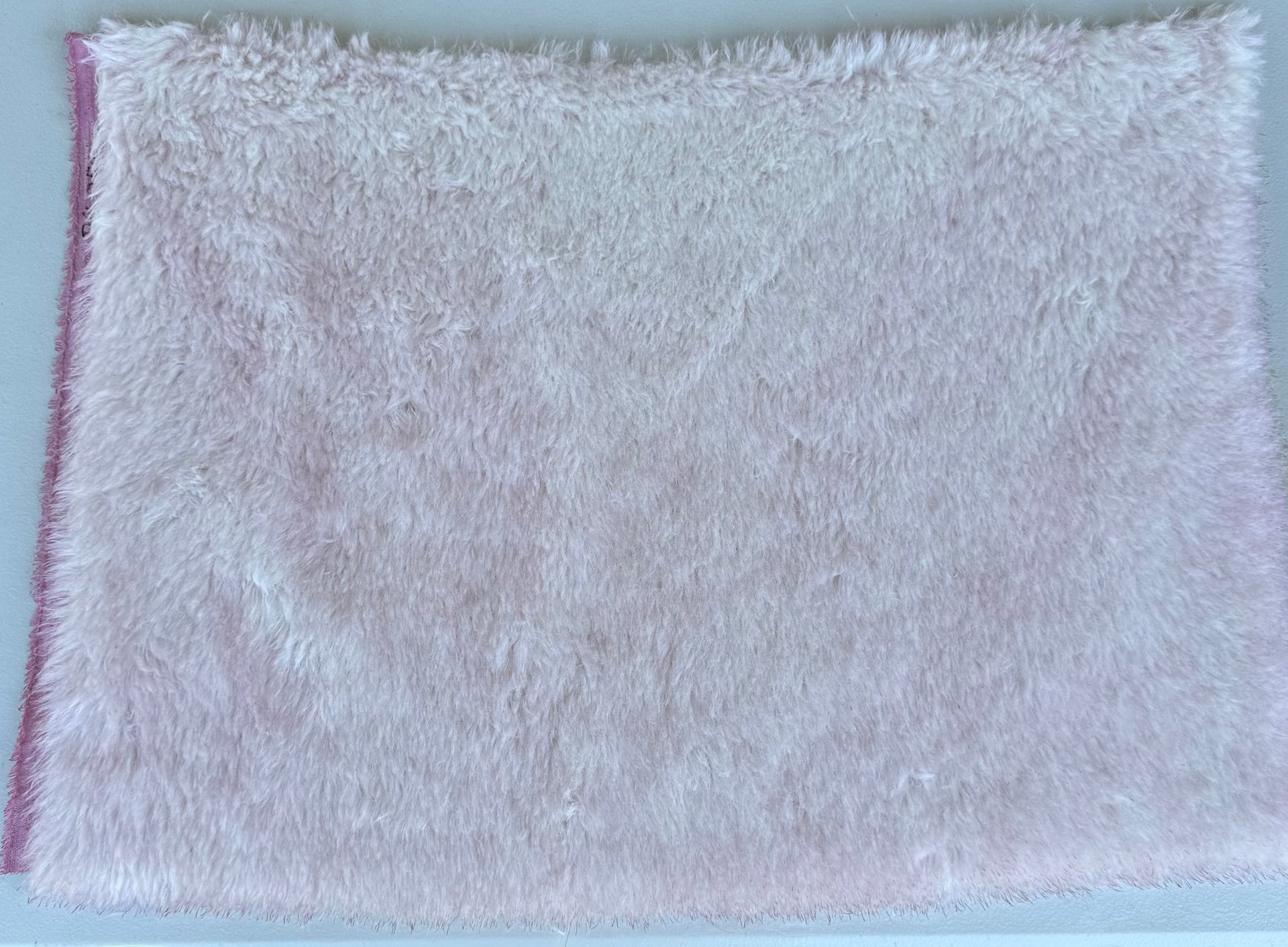 Long Alpaca - Hand Dyed Baby Pink - Fat 1/4m - DEC059