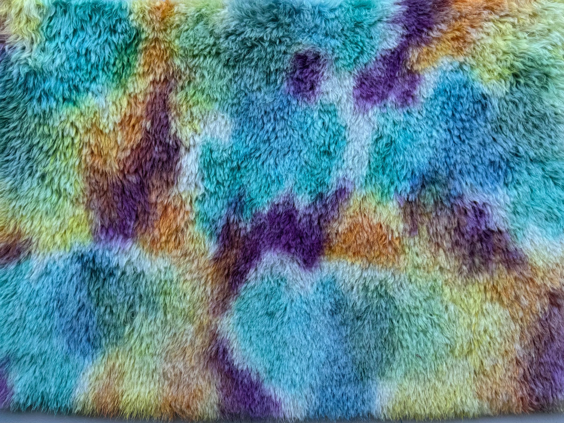 Long Alpaca - Hand Dyed Summer Garden - Fat 1/4m - DEC062