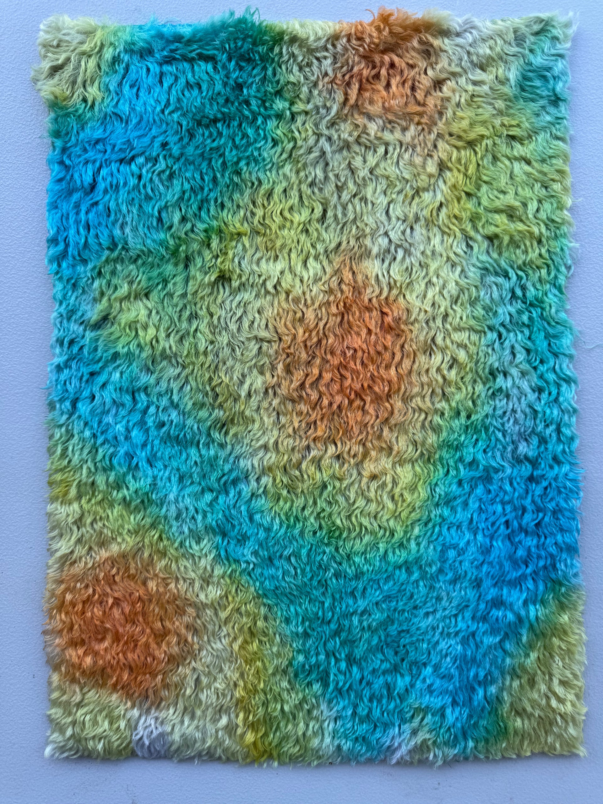 Crimped Mohair/Viscose - Hand Dyed Summer Fun - Fat 1/8m - DEC070