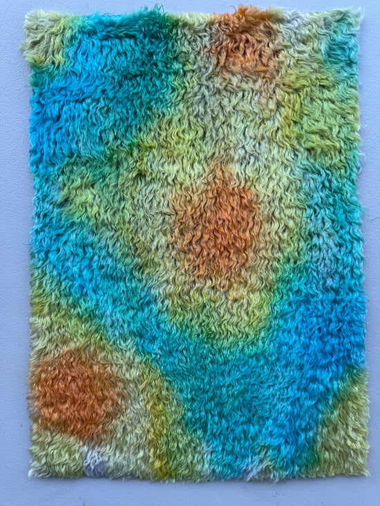 Crimped Mohair/Viscose - Hand Dyed Summer Fun - Fat 1/8m - DEC070