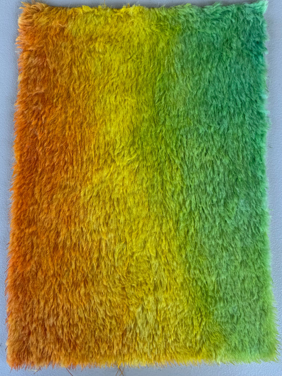 Medium Alpaca  - Hand Dyed Citrus Crush - Fat 1/8m - DEC082