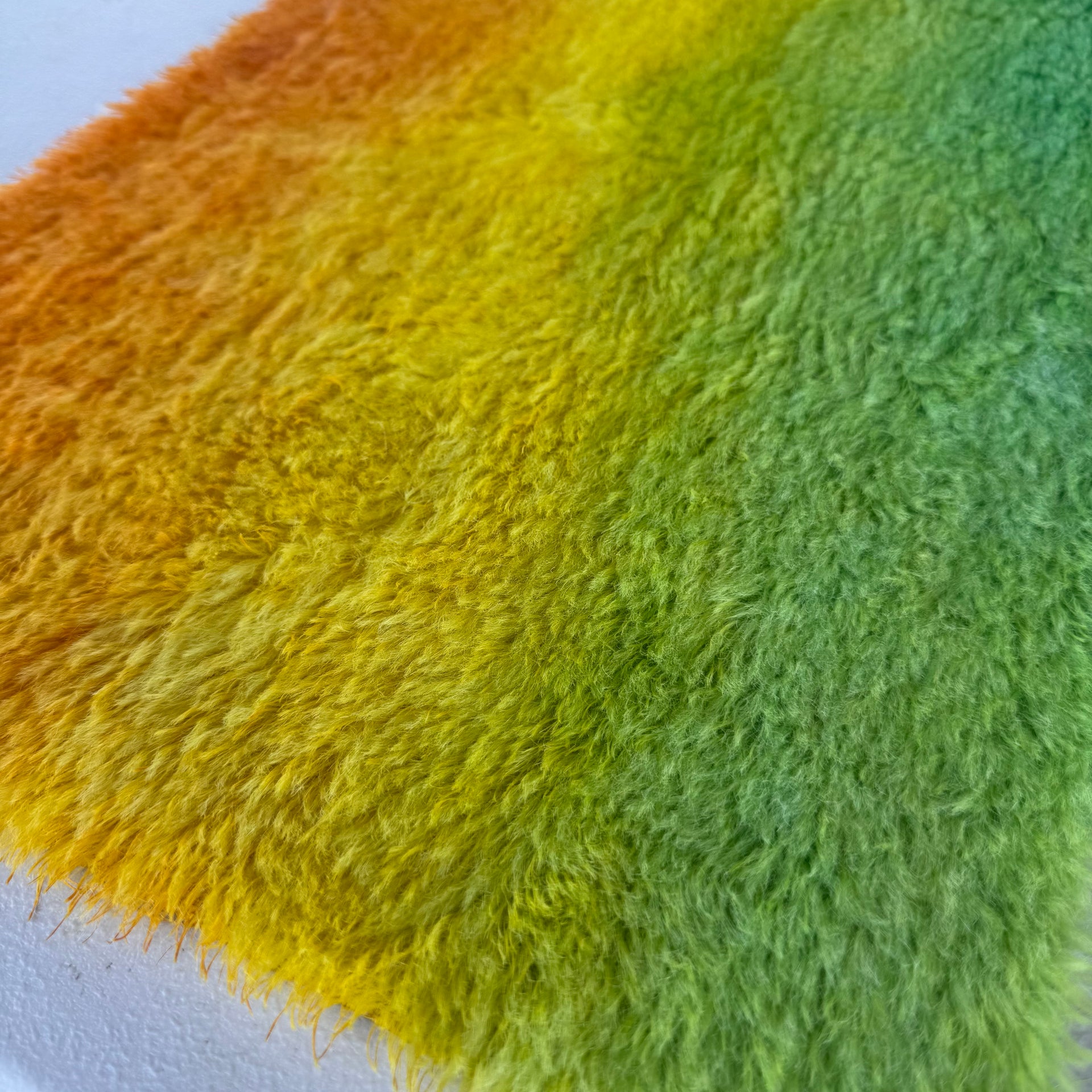 Medium Alpaca  - Hand Dyed Citrus Crush - Fat 1/8m - DEC082