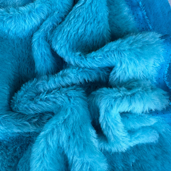 Medium Alpaca  - Hand Dyed Cobalt Blue - Fat 1/4m - DEC086