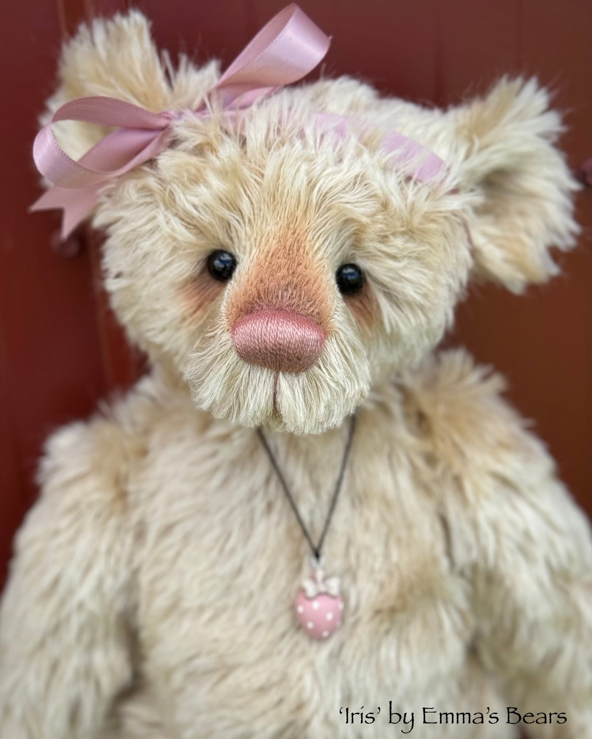 Iris - 17" mohair artist bear by Emma's Bears  - OOAK