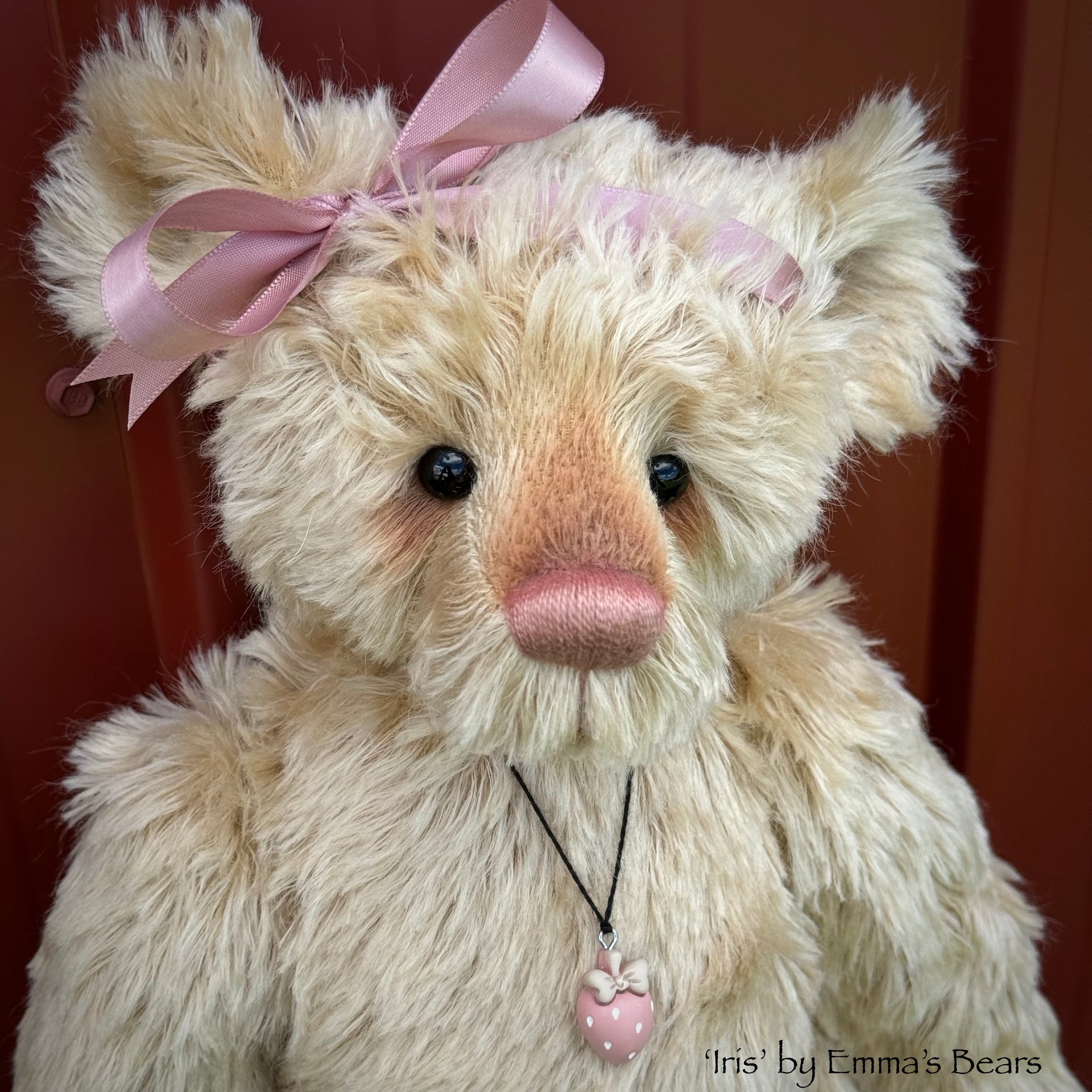 Iris - 17" mohair artist bear by Emma's Bears  - OOAK