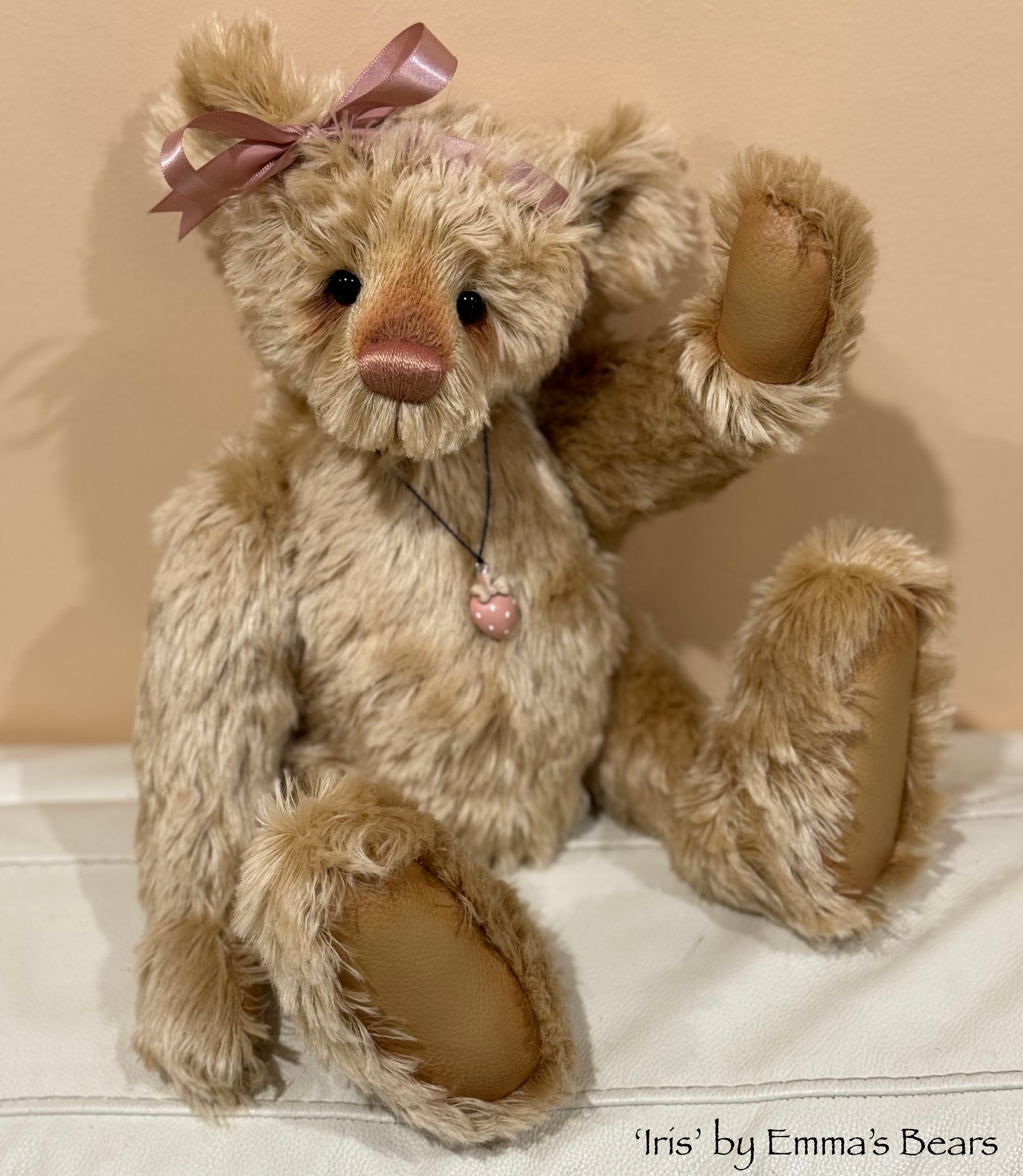 Iris - 17" mohair artist bear by Emma's Bears  - OOAK