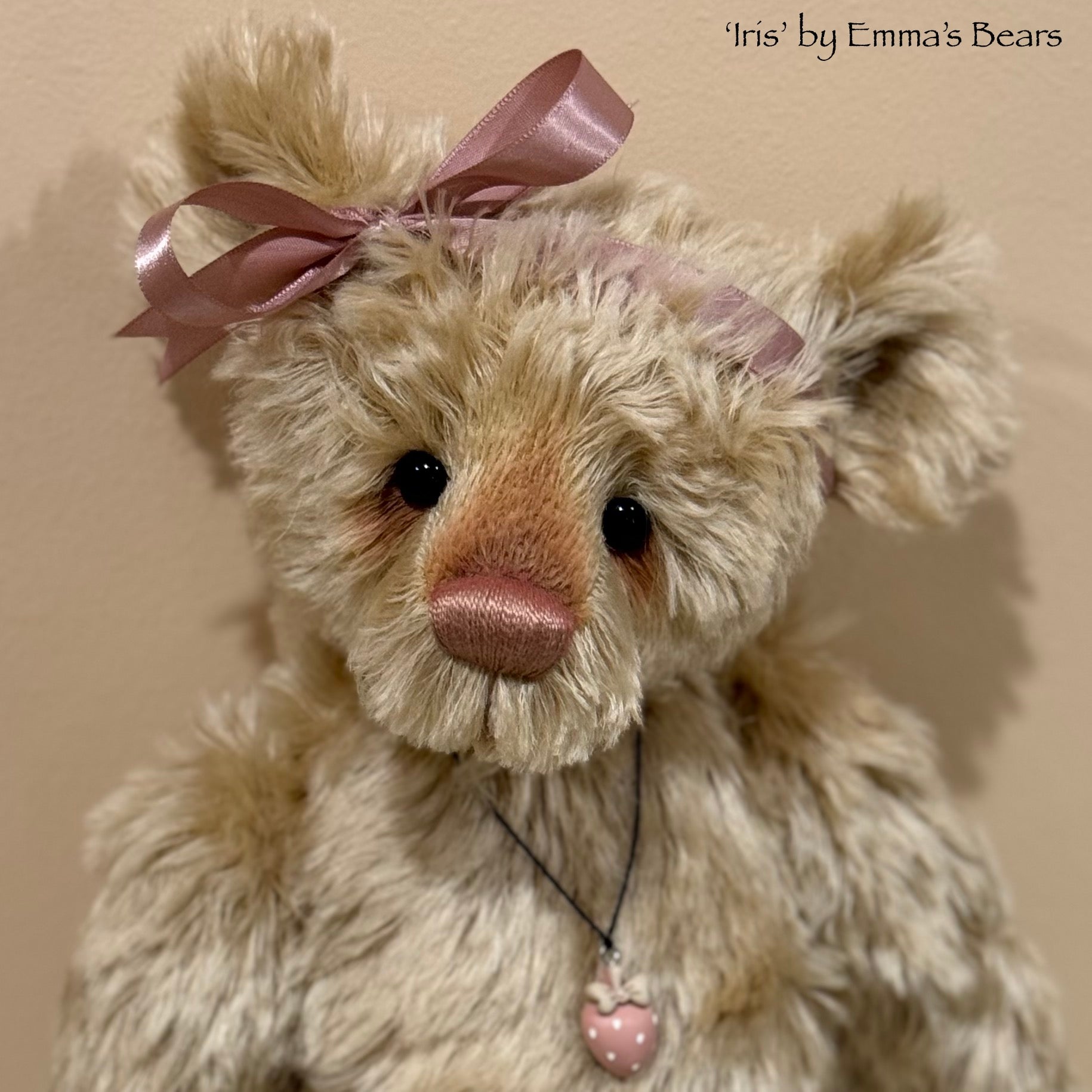 Iris - 17" mohair artist bear by Emma's Bears  - OOAK