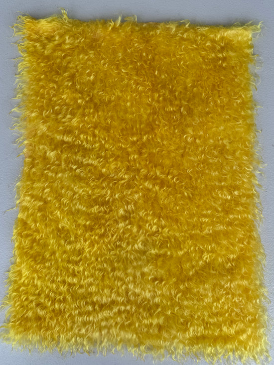 Curlylocks Mohair - Hand Dyed Buttery Lemon - Fat 1/8m - DEC094