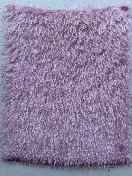 Curlylocks Mohair - Hand Dyed Baby Pink - Fat 1/8m - DEC097