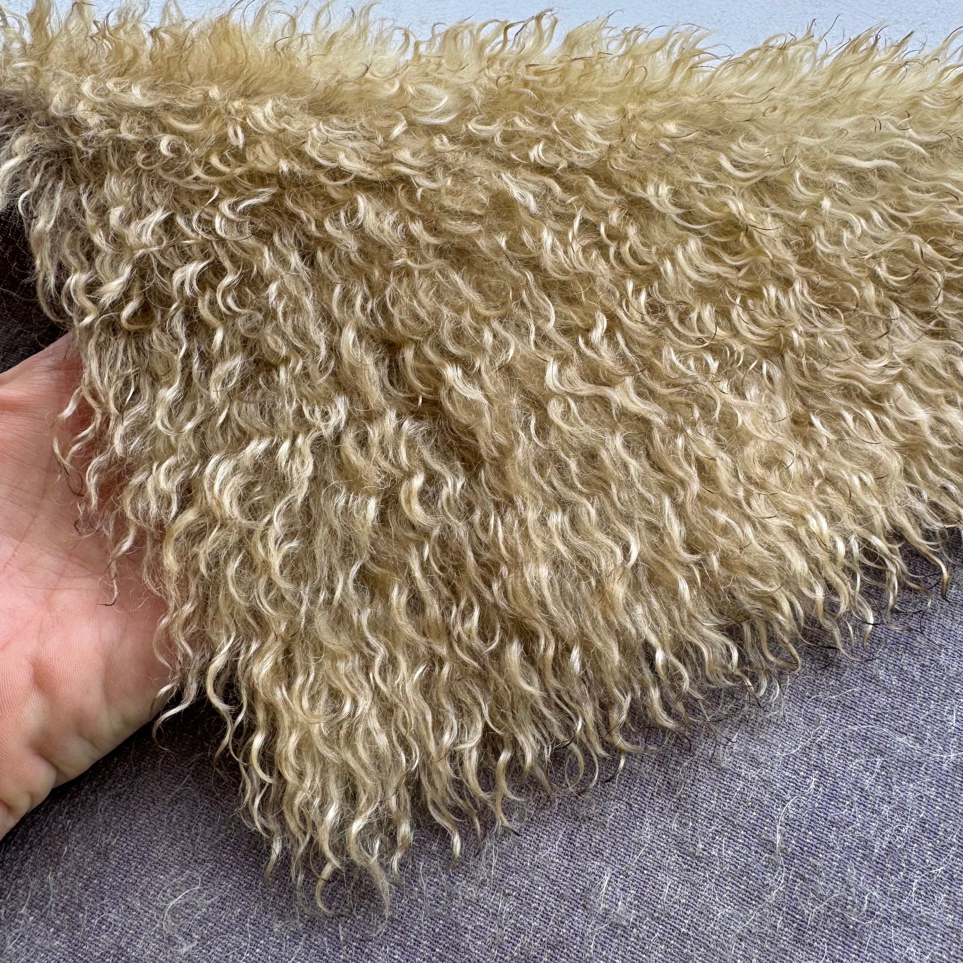 Curlylocks Mohair - Hand Dyed Wood Smoke - Fat 1/8m - DEC099