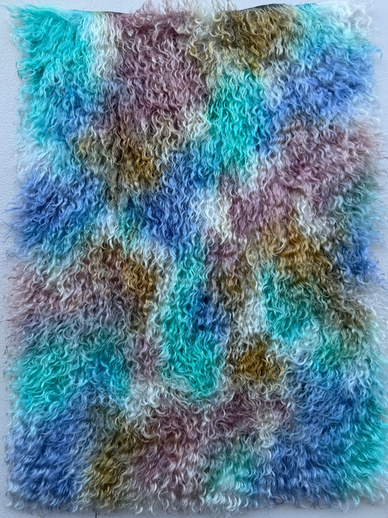 Curlylocks Mohair - Hand Dyed Winter Morning - Fat 1/8m - DEC104