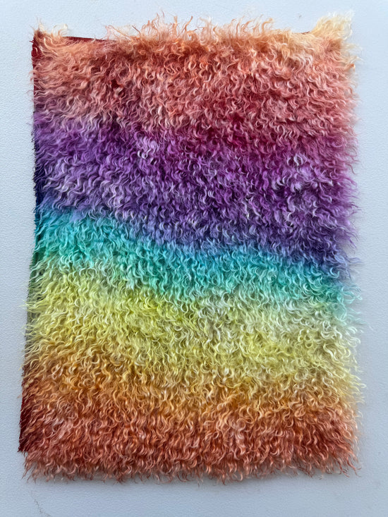 Curlylocks Mohair - Hand Dyed Summer Sunrise - Fat 1/8m - DEC105