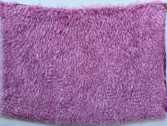 Curlylocks Mohair - Hand Dyed Ducky Rose - Fat 1/4m - DEC112