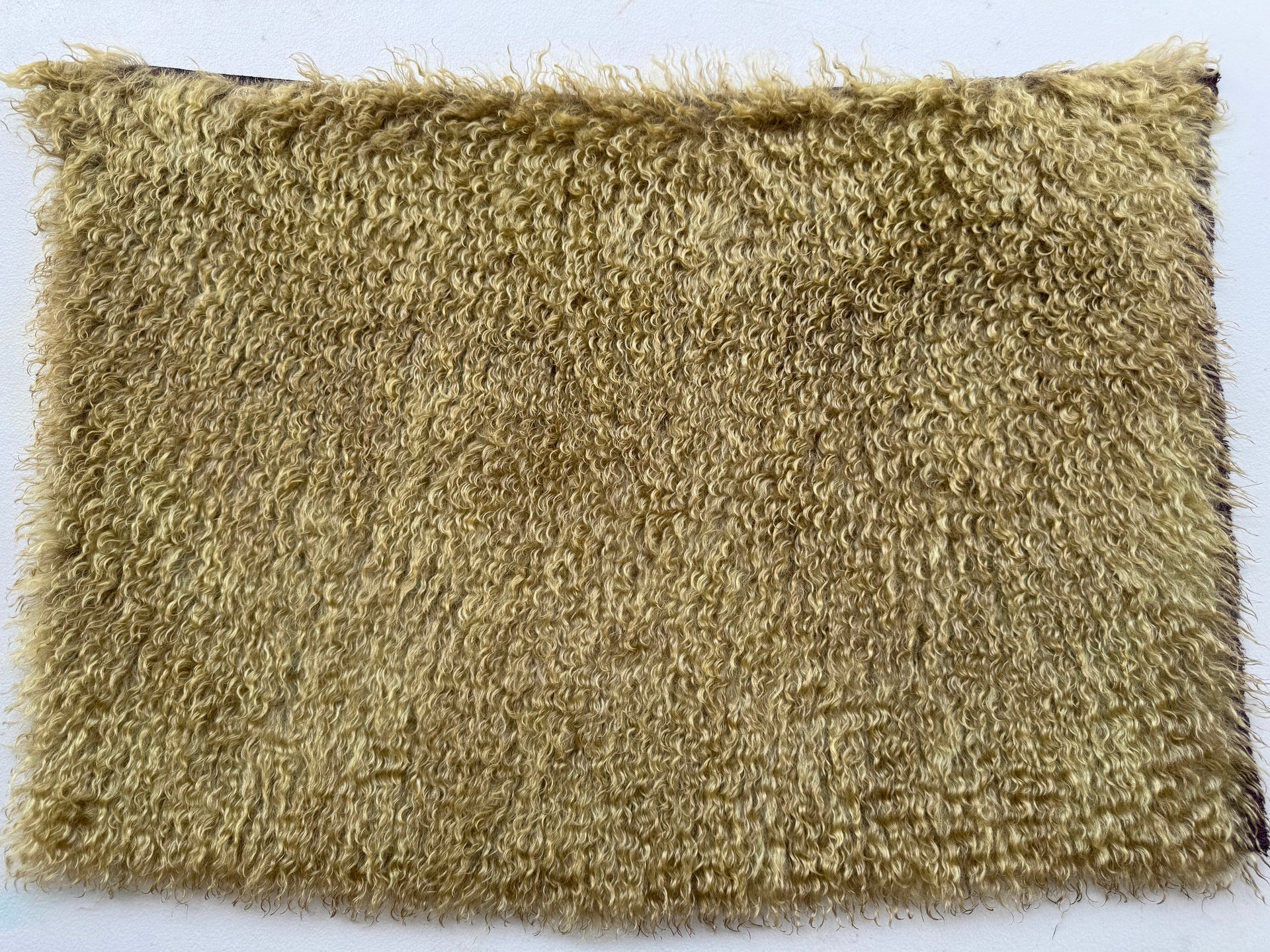 Curlylocks Mohair - Hand Dyed Salted Caramel Latte - Fat 1/4m - DEC114