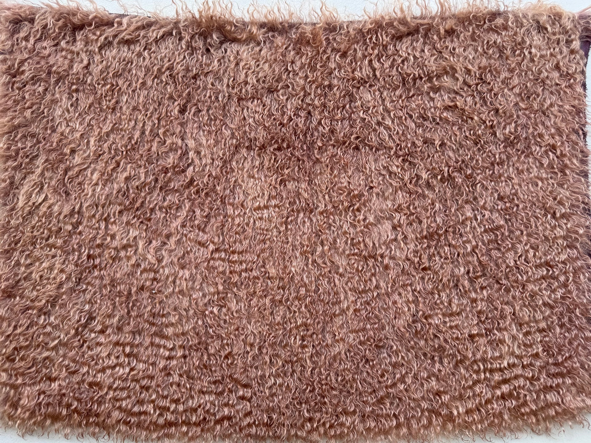 Curlylocks Mohair - Hand Dyed Milk Chocolate - Fat 1/4m - DEC115