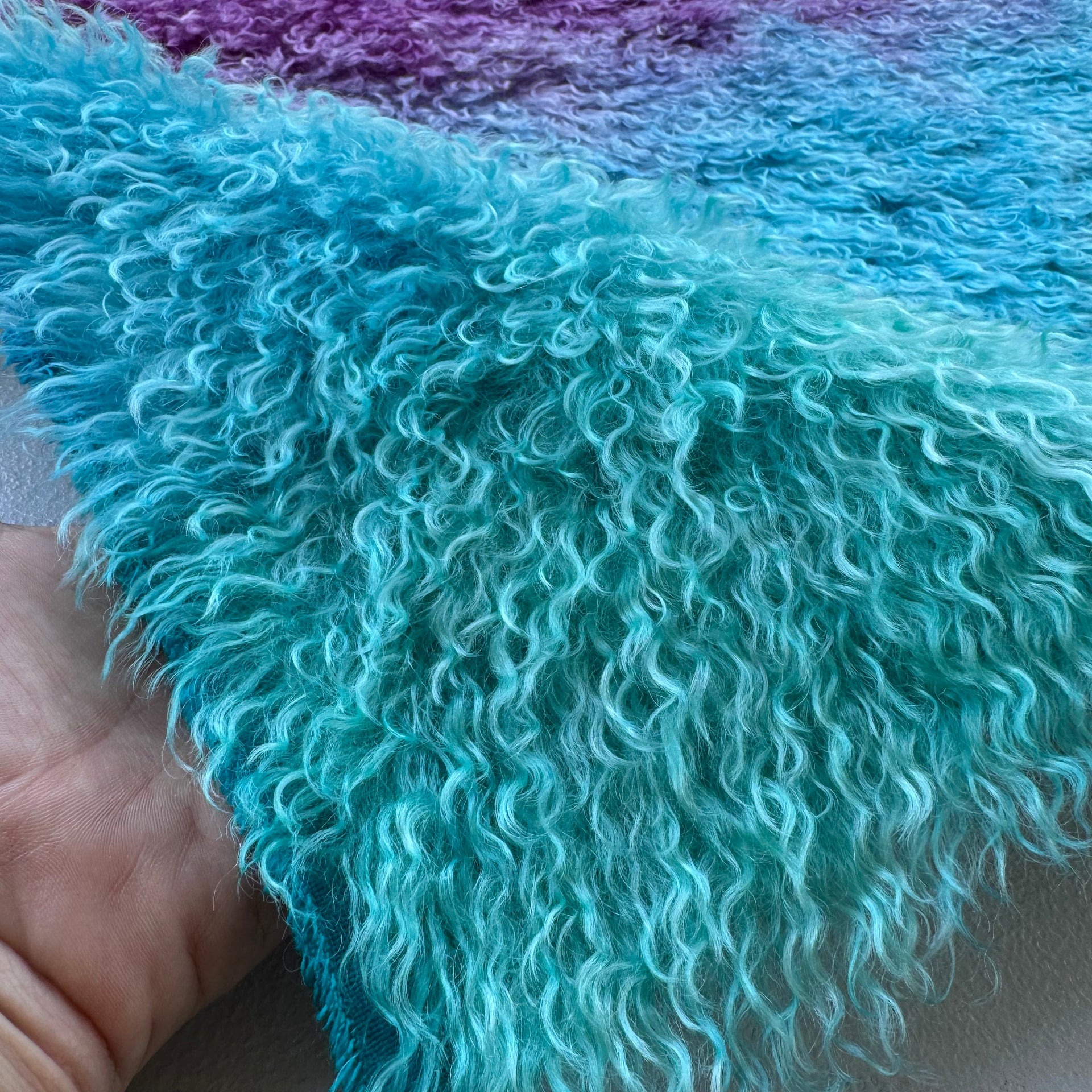 Curlylocks Mohair - Hand Dyed First Light - Fat 1/4m - DEC120