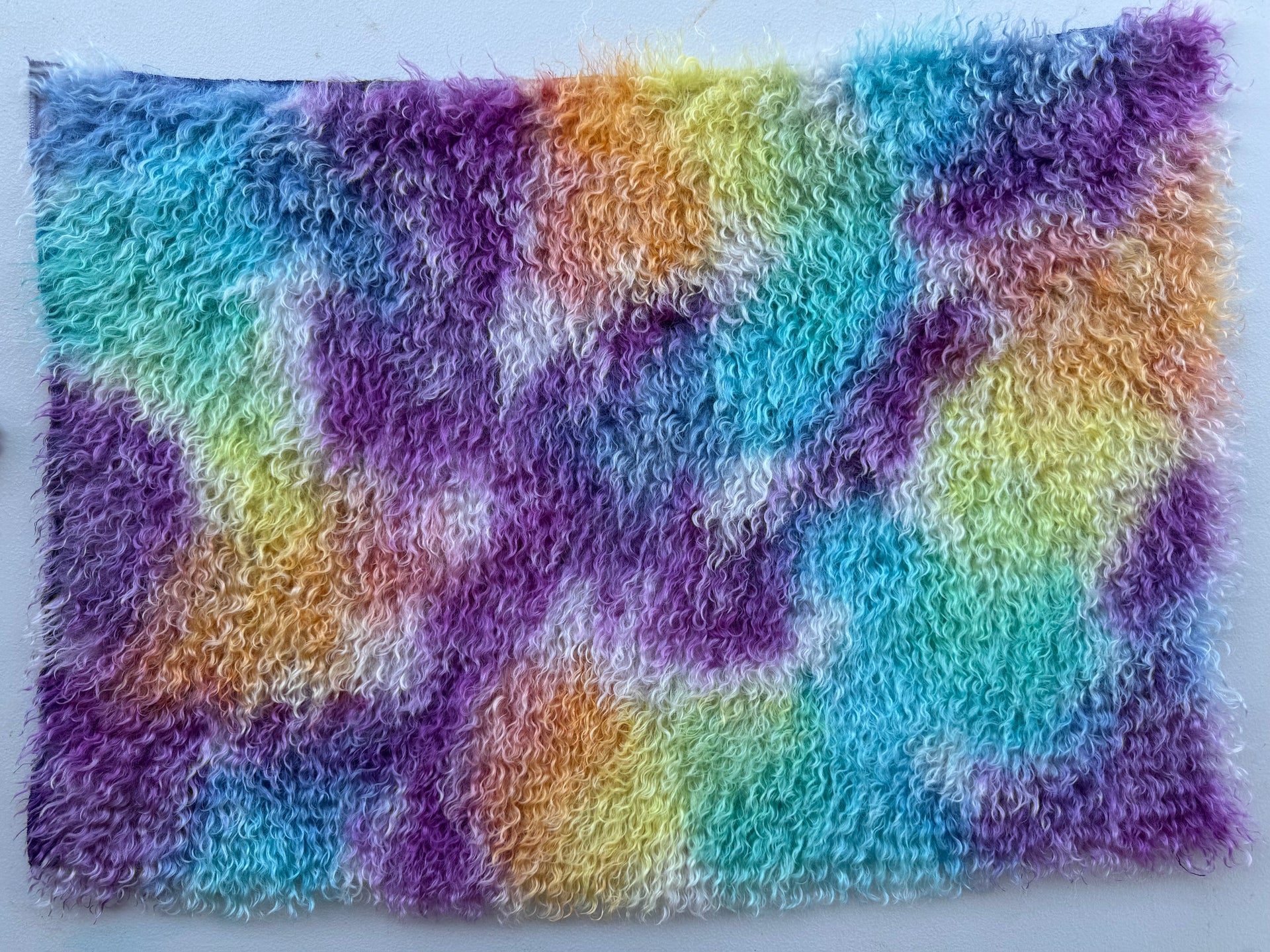 Curlylocks Mohair - Hand Dyed Happiness - Fat 1/4m - DEC121