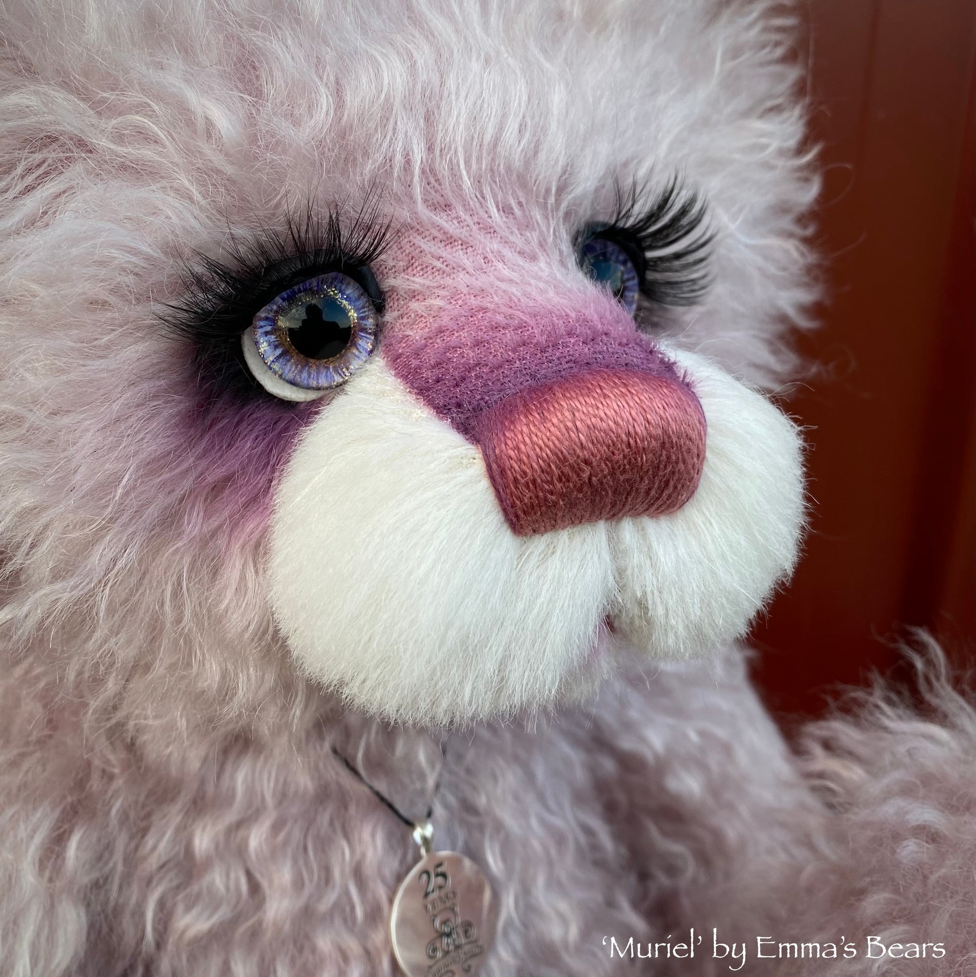 Muriel - 16" SPECIAL 25th Anniversary Collection Hand-dyed mohair Artist Bear by Emmas Bears - OOAK