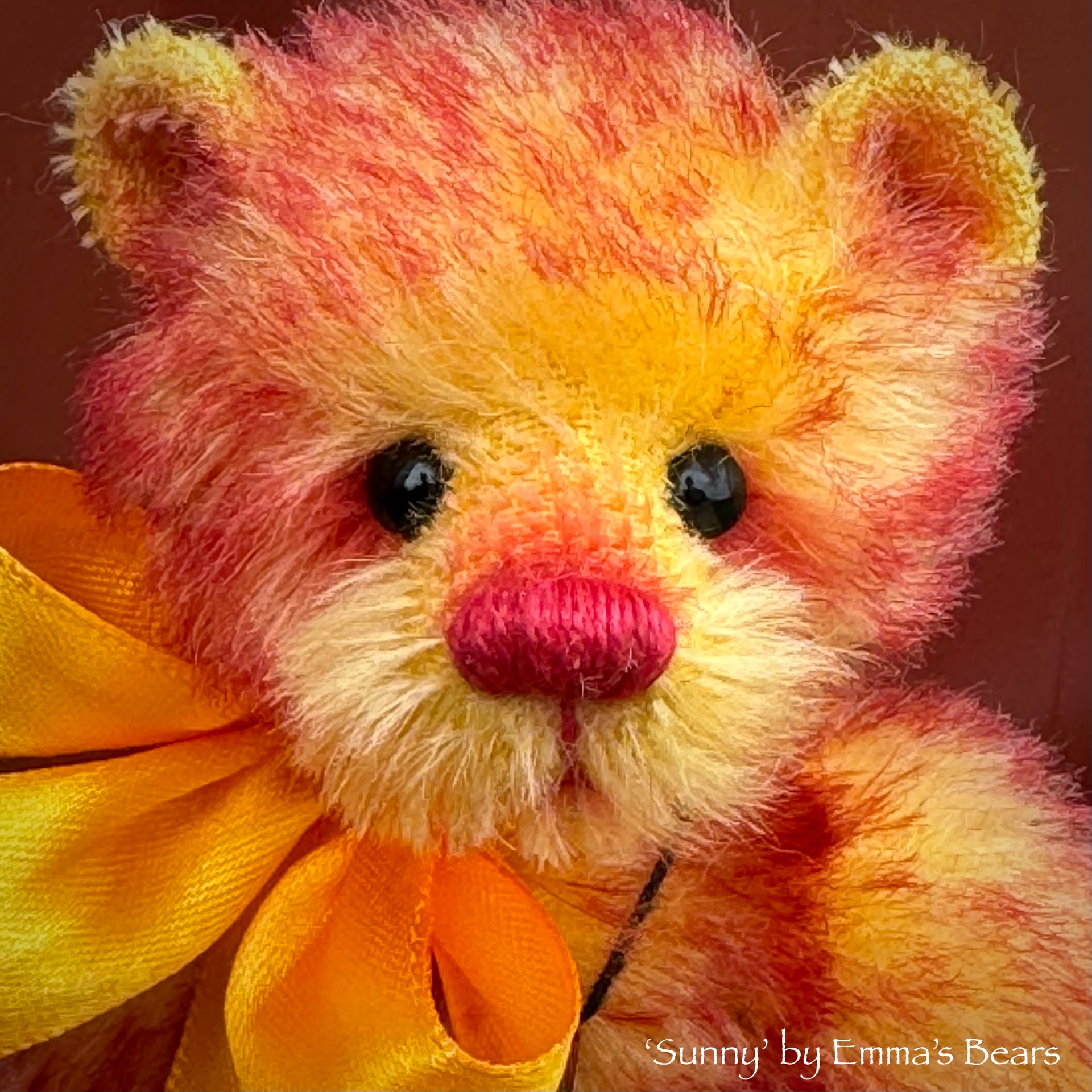 Sunny - 8" Two Tone Mohair Artist Bear by Emma's Bears - OOAK