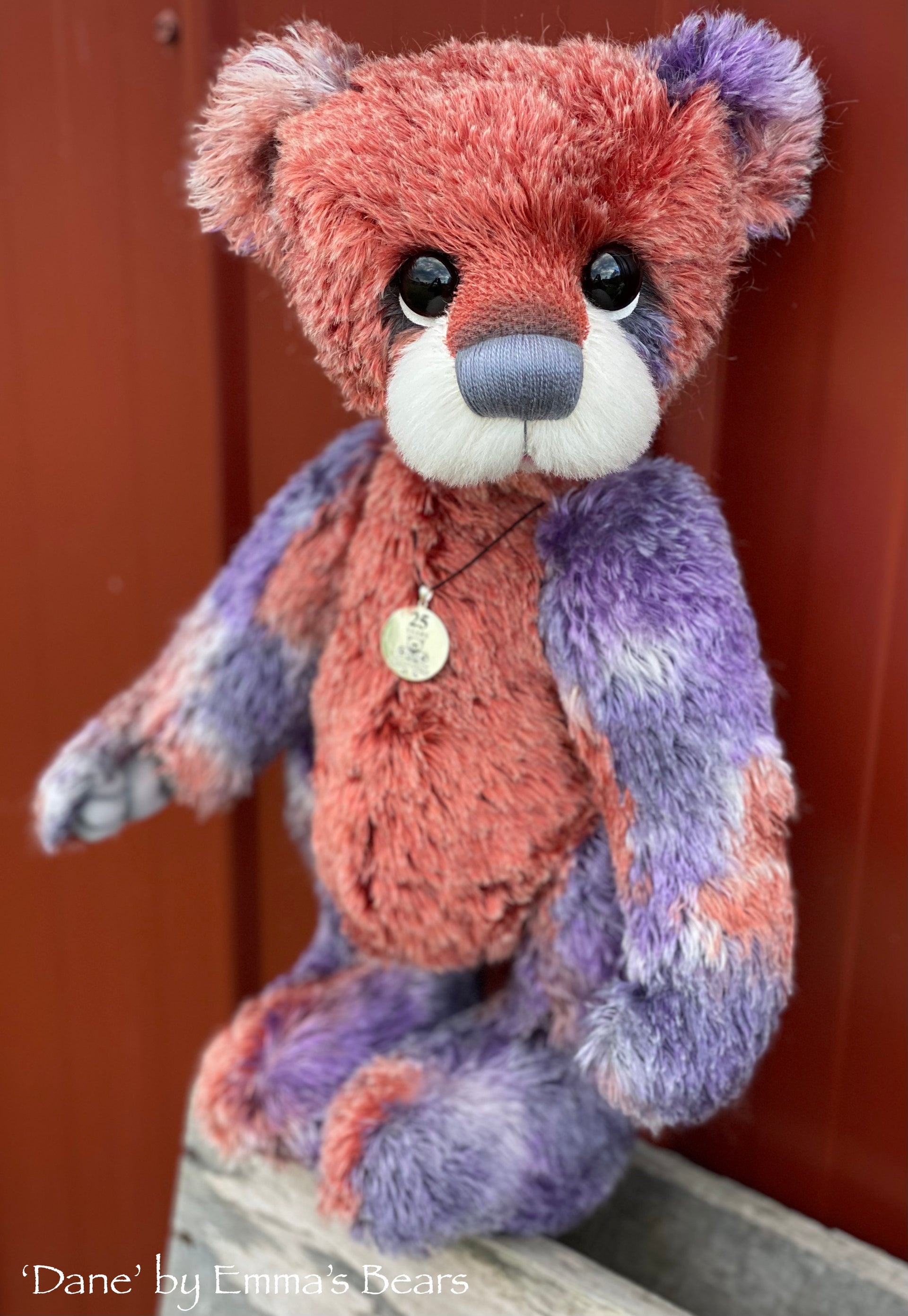 Dane - 16" SPECIAL 25th Anniversary Collection Hand-dyed mohair Artist Bear by Emmas Bears - OOAK