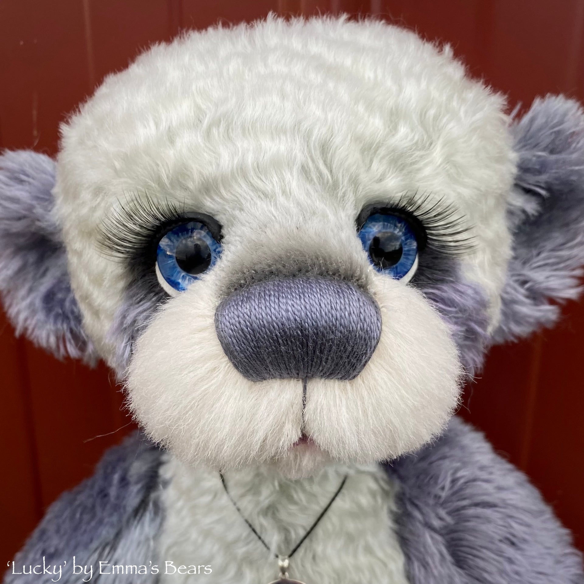 Lucky - 16" SPECIAL 25th Anniversary Collection Hand-dyed mohair Artist Bear by Emmas Bears - OOAK