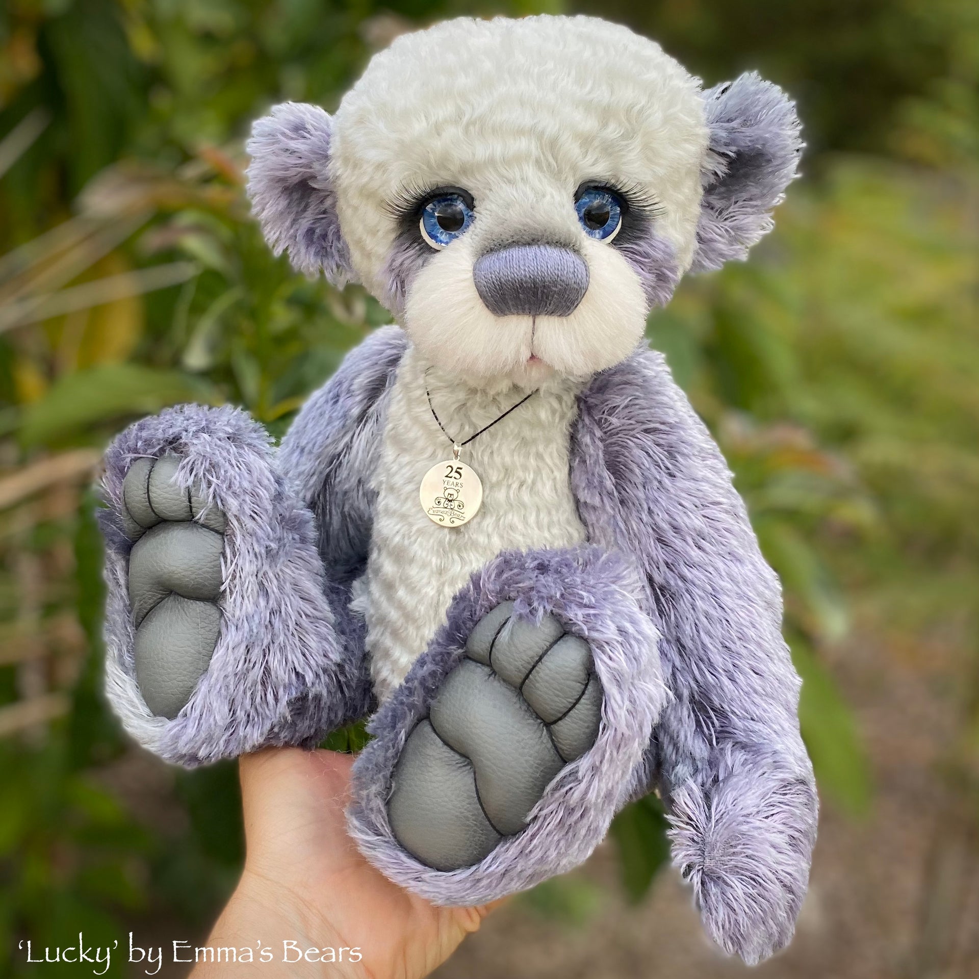 Lucky - 16" SPECIAL 25th Anniversary Collection Hand-dyed mohair Artist Bear by Emmas Bears - OOAK