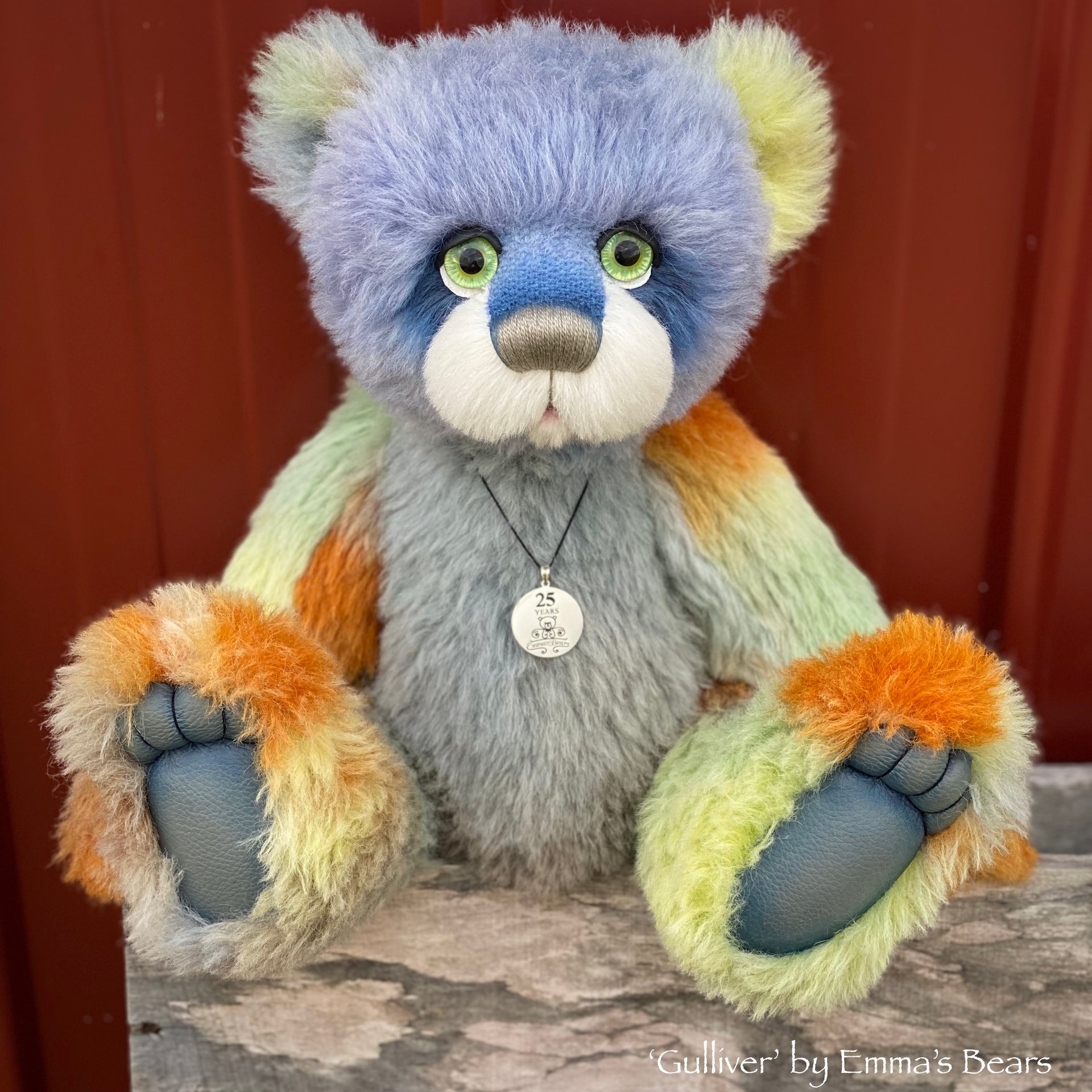 Gulliver - 16" SPECIAL 25th Anniversary Collection Hand-dyed mohair Artist Bear by Emmas Bears - OOAK