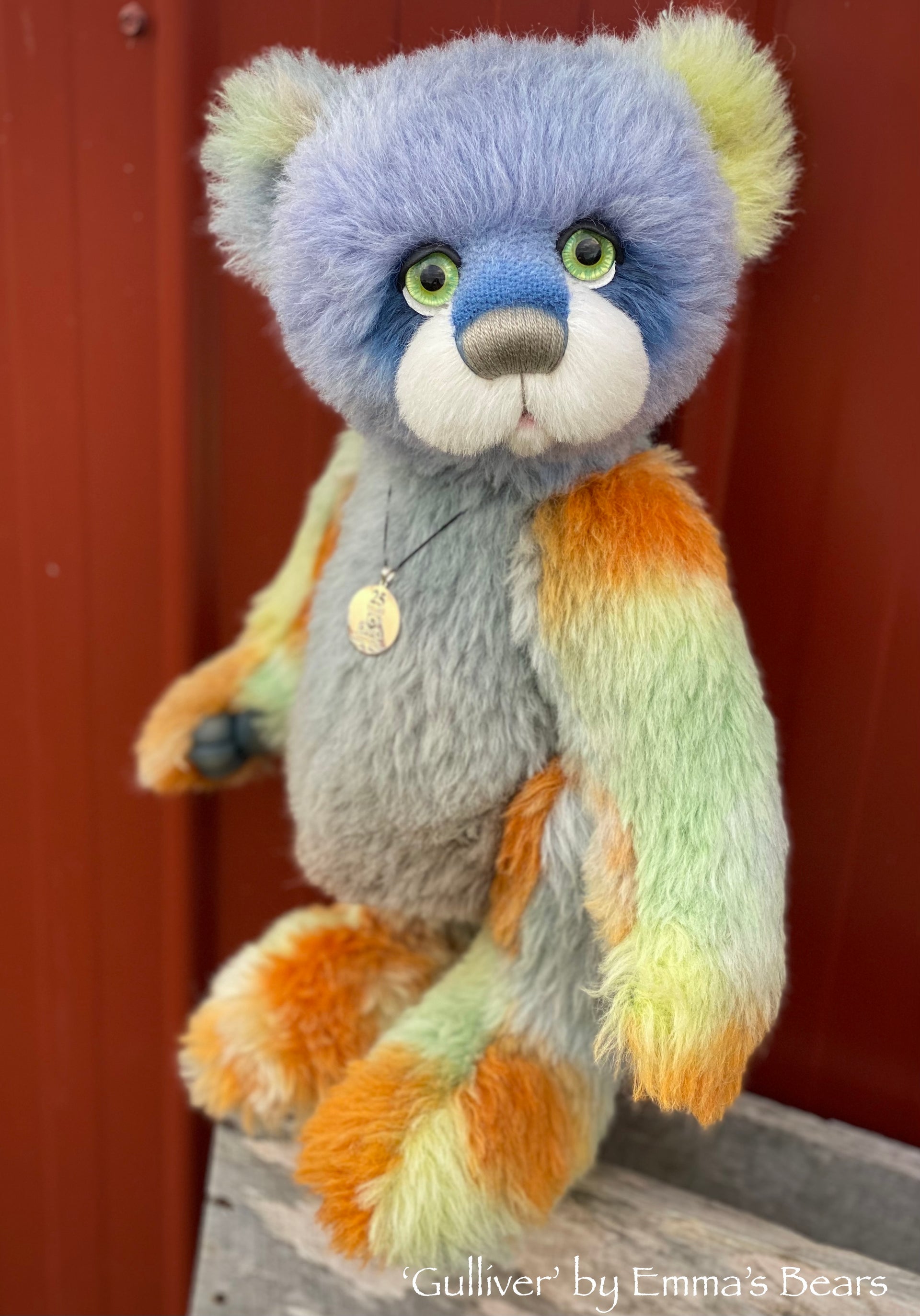 Gulliver - 16" SPECIAL 25th Anniversary Collection Hand-dyed mohair Artist Bear by Emmas Bears - OOAK