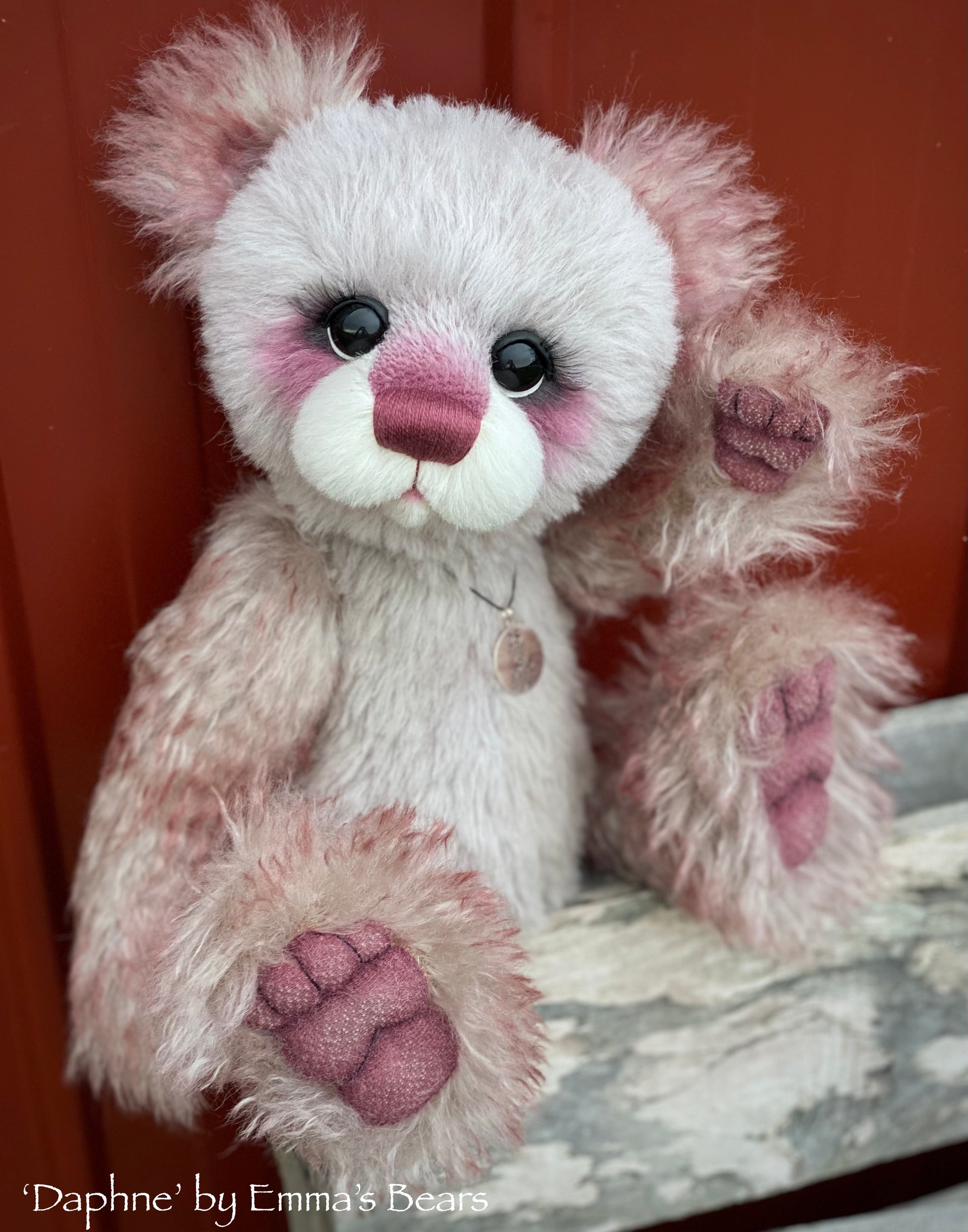 Daphne - 16" SPECIAL 25th Anniversary Collection Hand-dyed mohair Artist Bear by Emmas Bears - OOAK