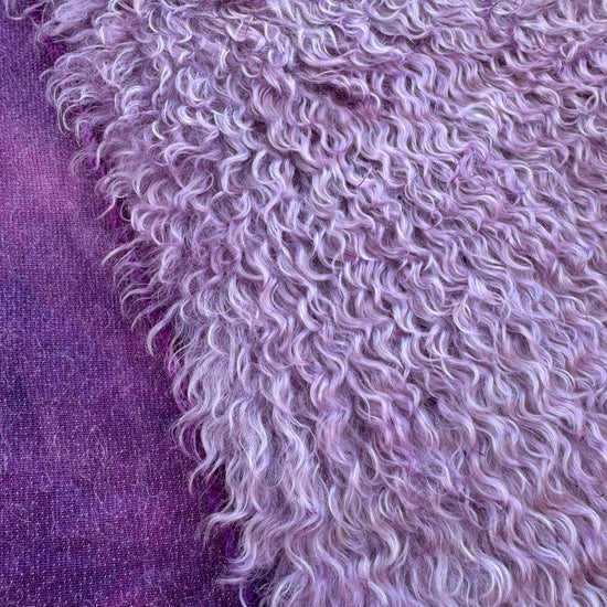 Curlylocks Mohair - Hand Dyed Wisteria - Fat 1/4m - JUN012