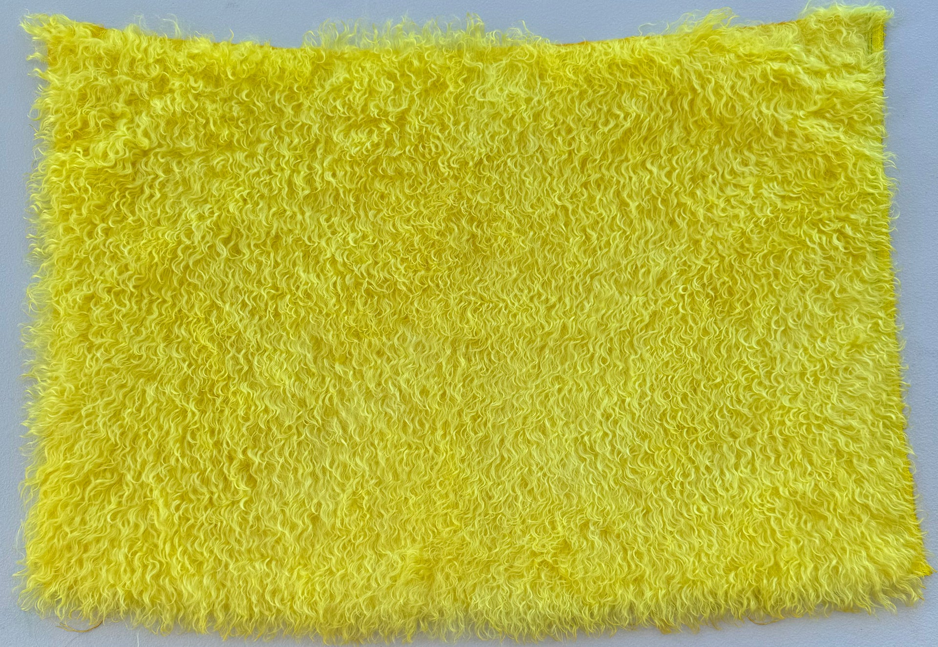 Curlylocks Mohair - Hand Dyed Brightest Yellow - Fat 1/4m - JUN025