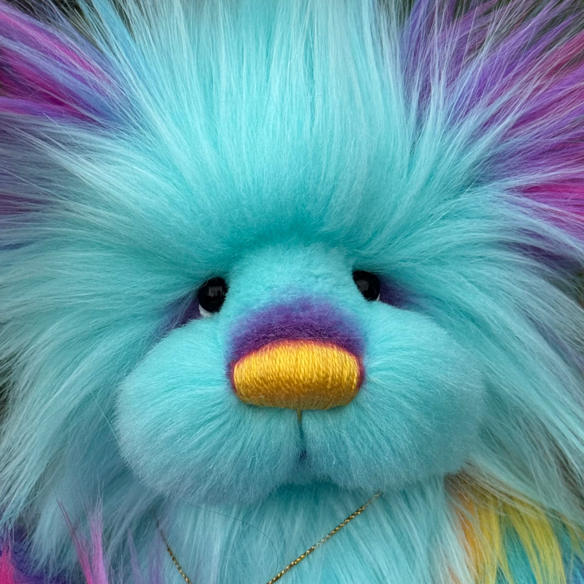 Twilight Whisper - 12" faux fur artist bear by Emmas Bears - OOAK