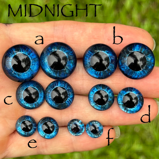 Hand Painted Eyes - Midnight